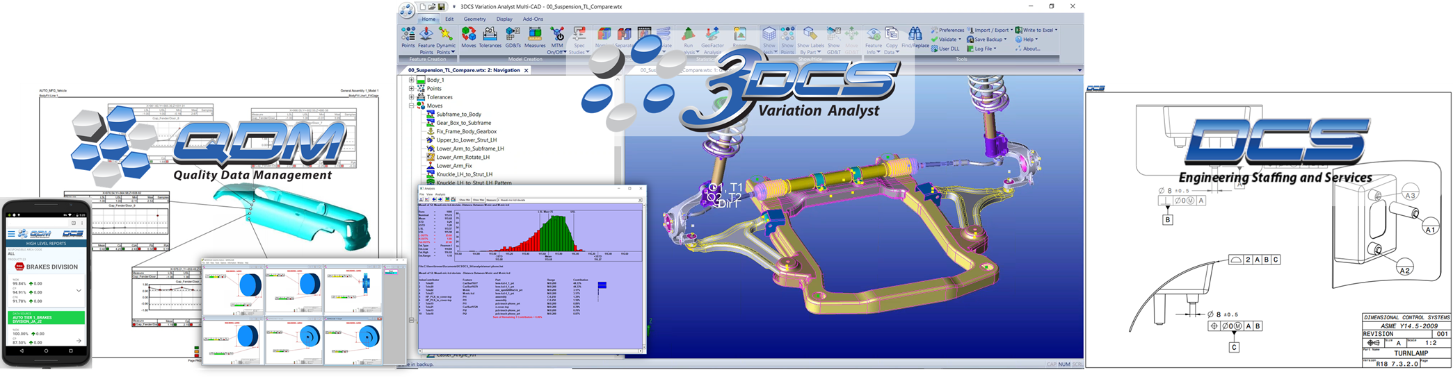 DCS Quality Solutions Quality SPC and Tolerance Analysis