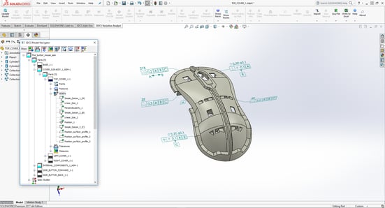 3DCS - Plastic Part GD&T Optimization