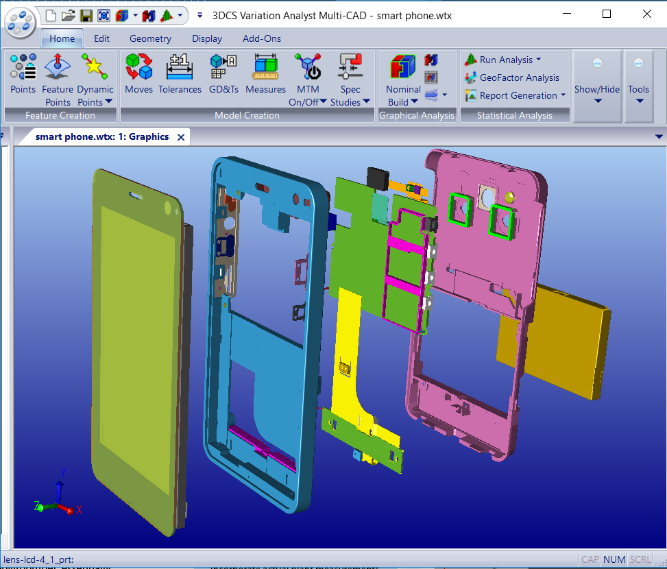 3DCS Multi-CAD Assembly Analysis