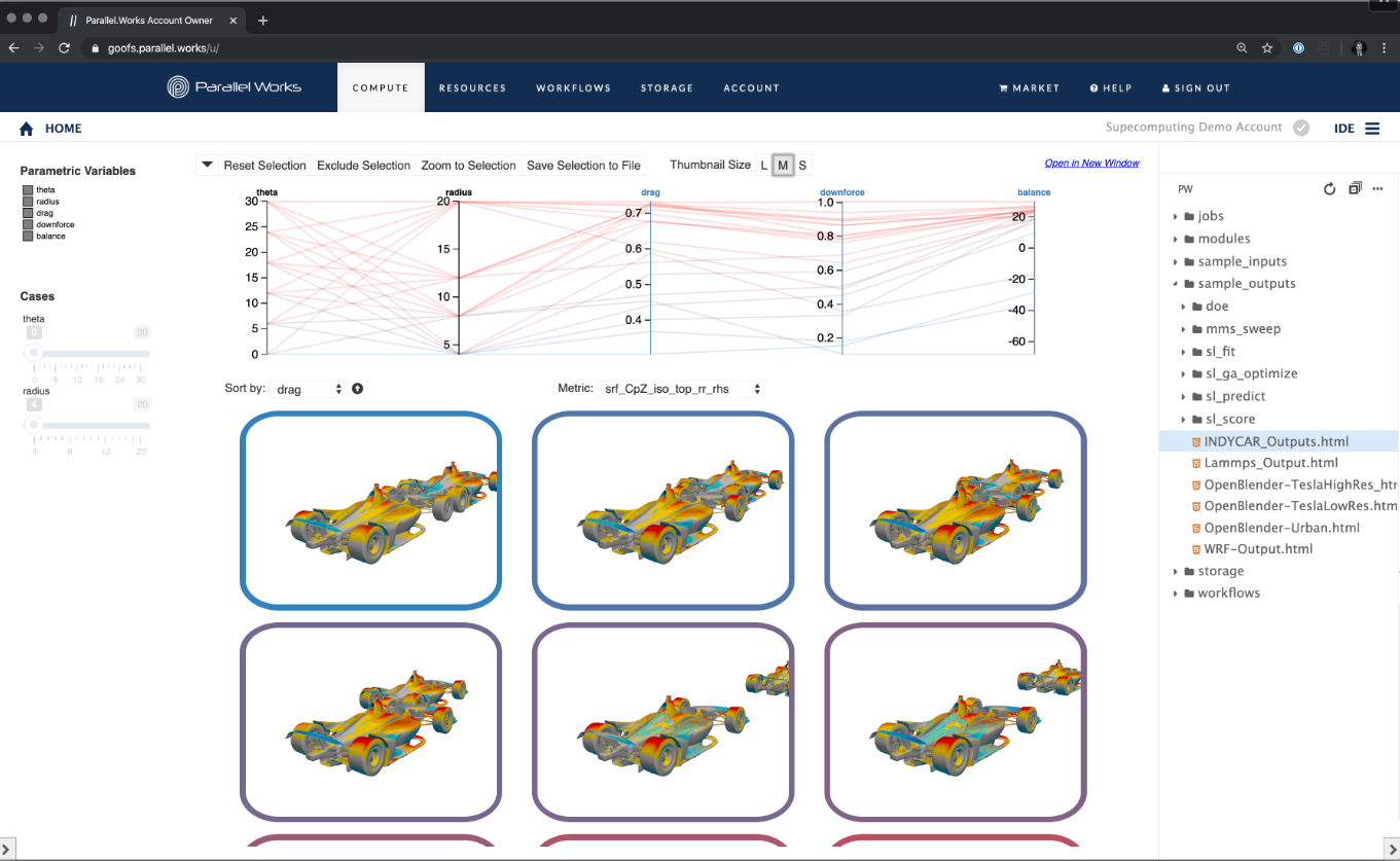 Parallel Works - Manage your different simulations