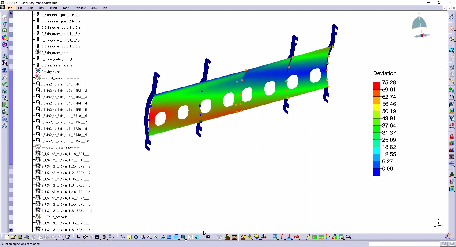aerospace-skin-stringers-fea-analysis