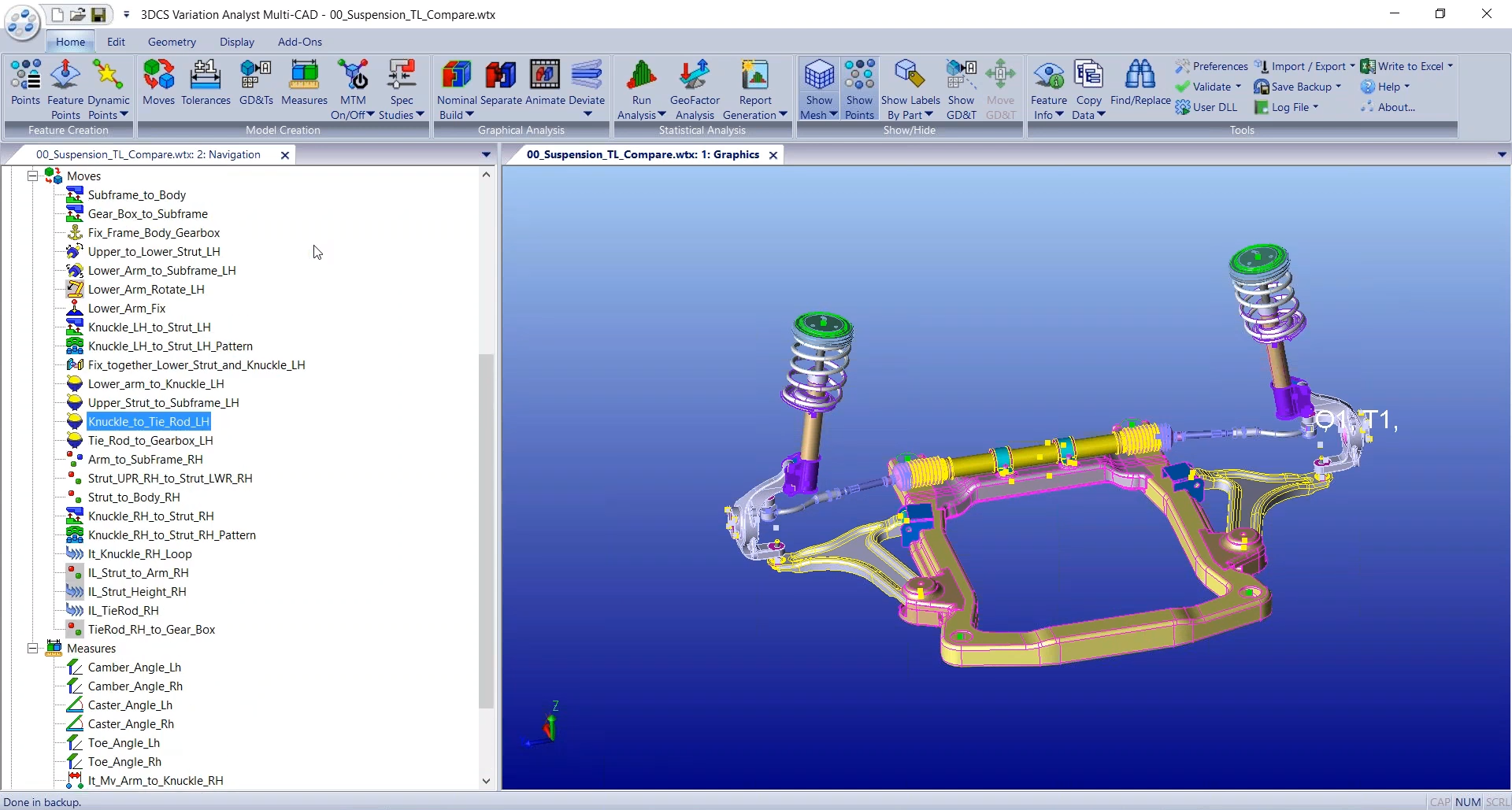 3DCS Mechanical - Suspension System