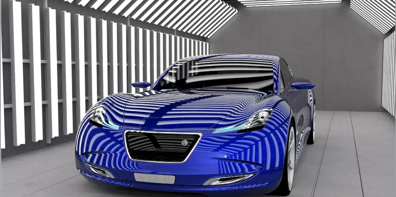 Dassault Bleu Car in 3DEXPERIENCE