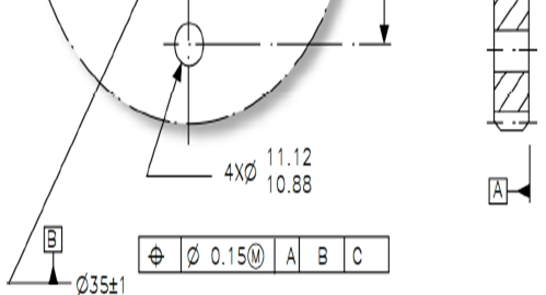 Hole callout - GD&T