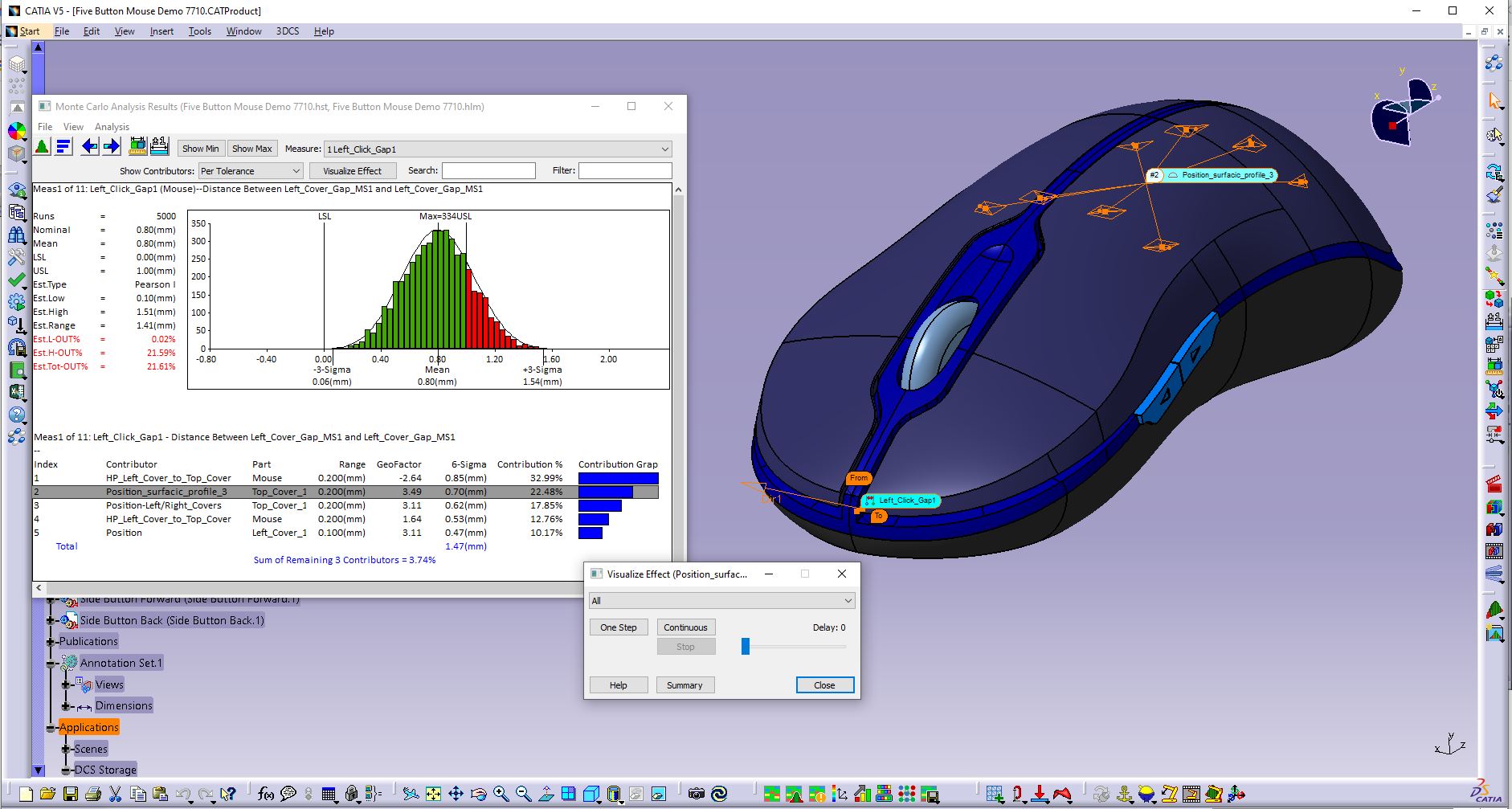 GeoFactor in CATIA - Geometric Affect on Part Tolerances