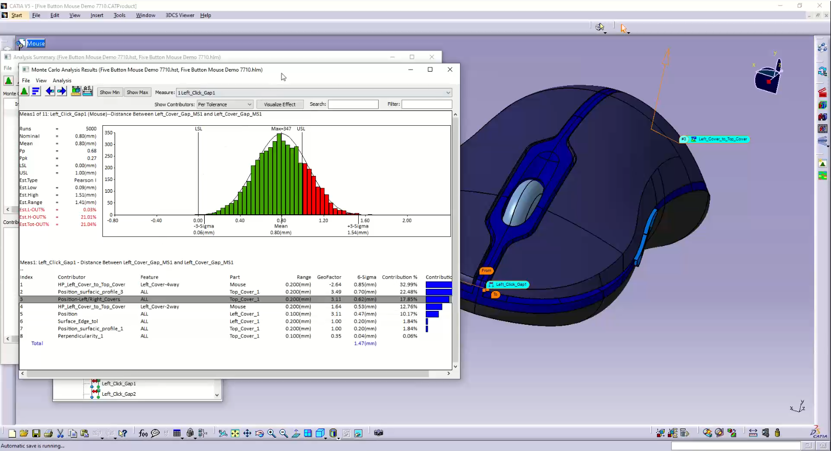 Mouse Model in 3DCS Viewer