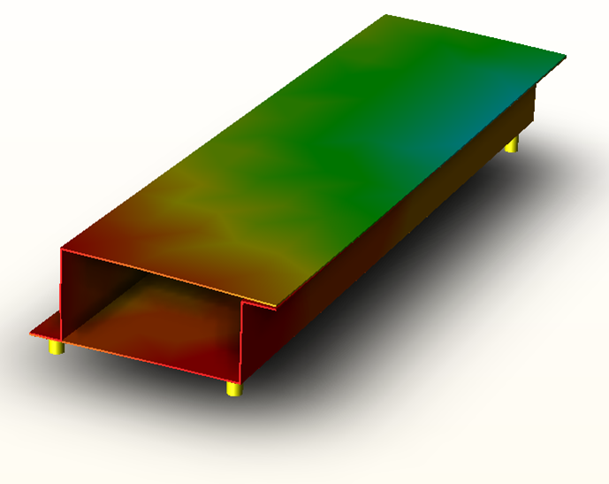 Variation from clamping color map