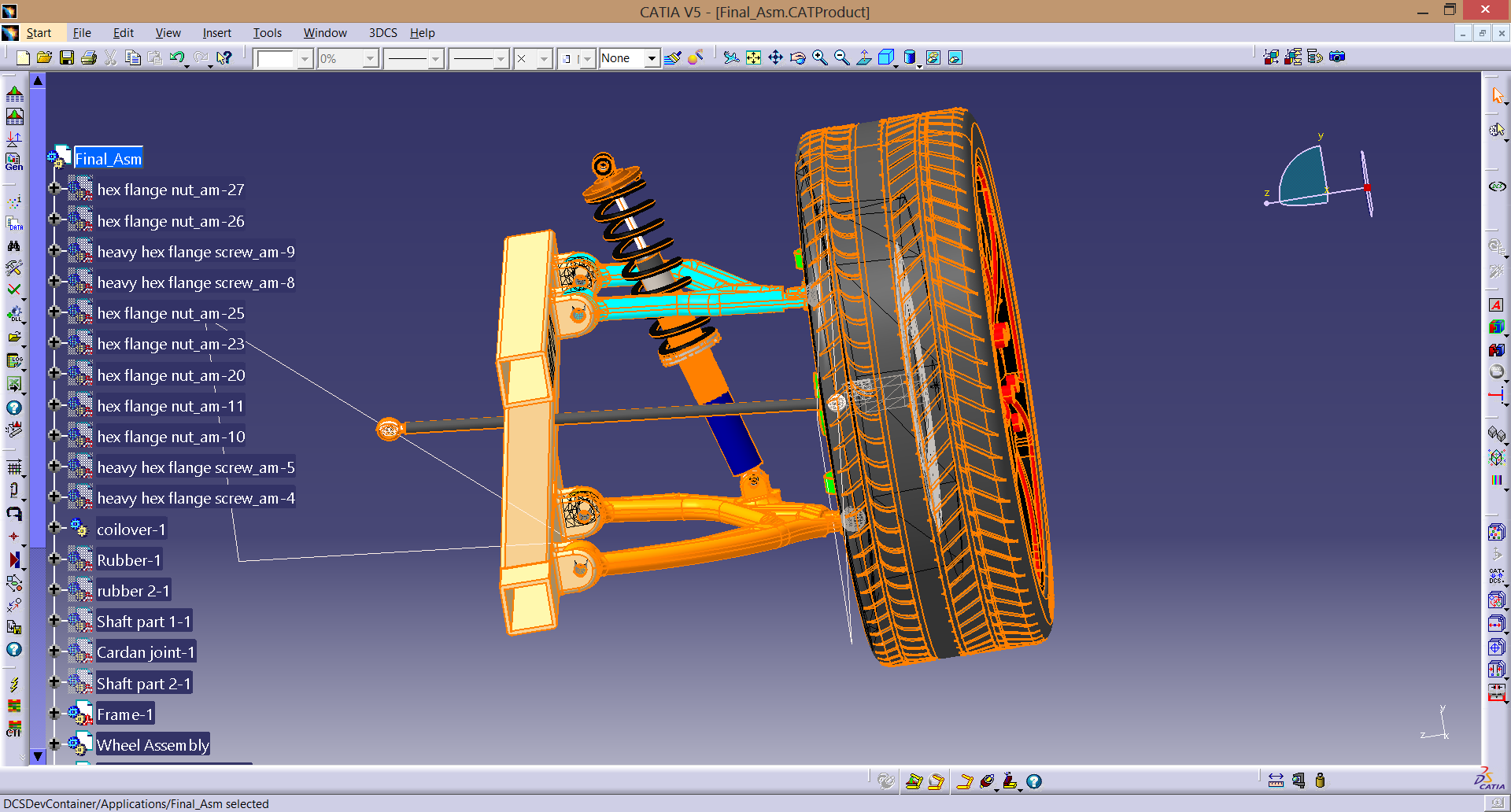 Mechanical suspension assembly process optimization